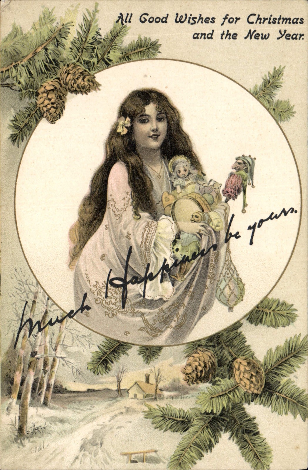 CPA Poupee Femme