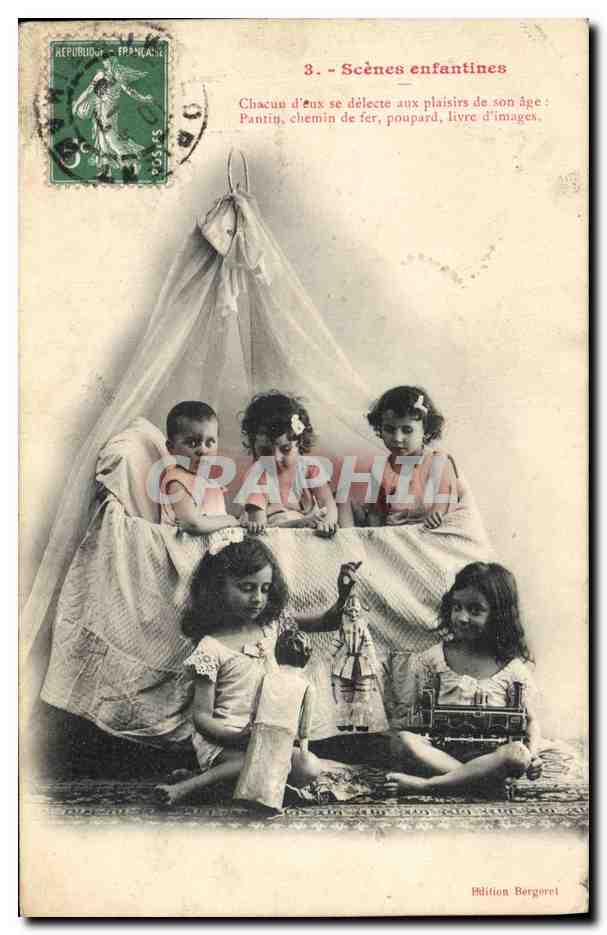 CPA Poupee Enfants