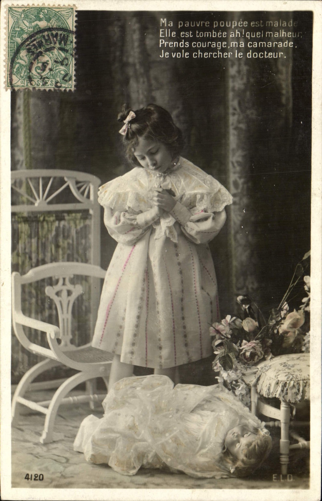 CPA Poupee Enfant 