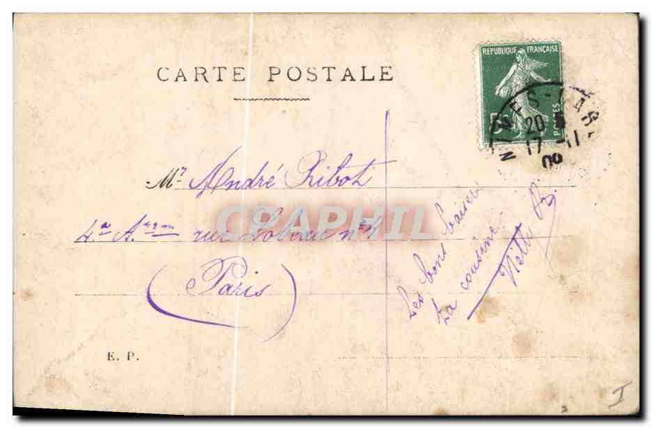 Petite fille peignant — studio — E.P. (Éditeur Paris) — Reverso