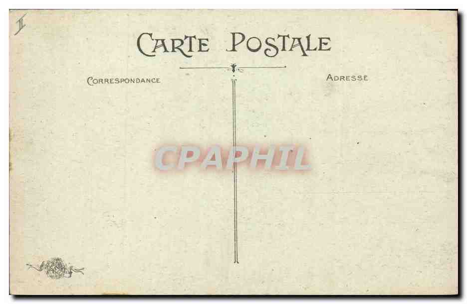 CPA Palais de Justice Bordeaux — Verso