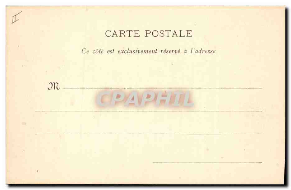 CPA Porte du Palais de Justice Beauvais — Verso