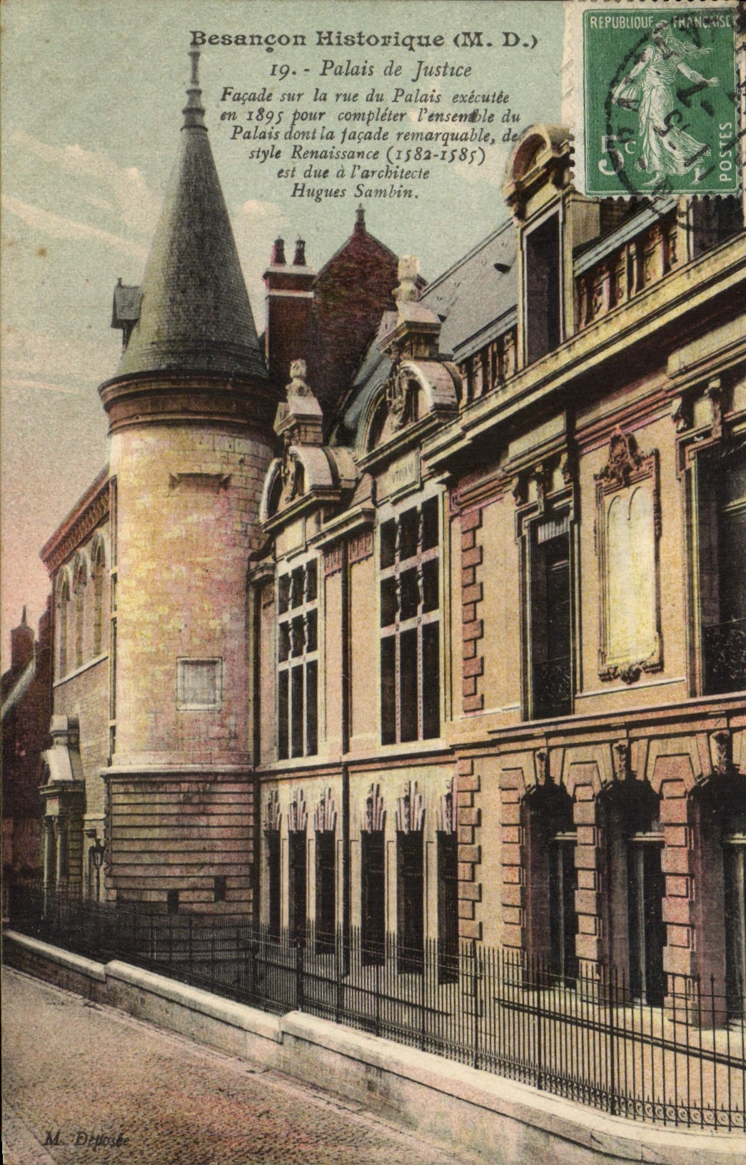 CPA Palais de Justice Besancon