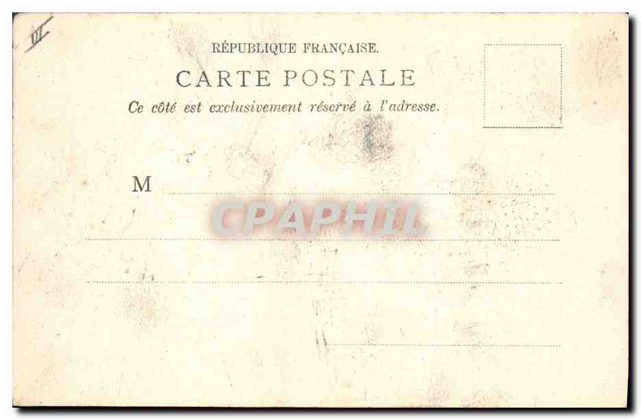 CPA Palais de Justice Belfort  — Rückseite