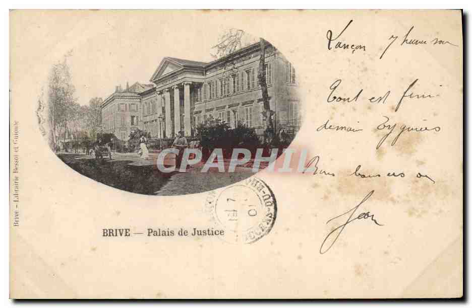 CPA Palais de Justice Brive