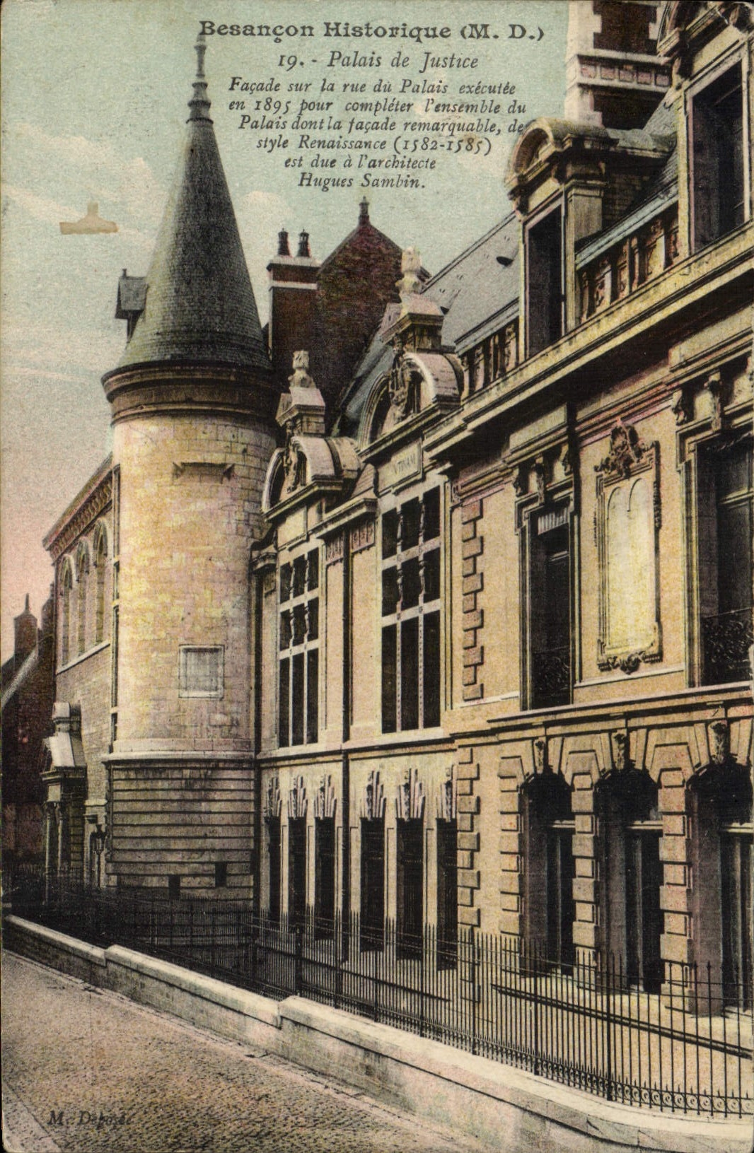 CPA Palais de Justice Besancon