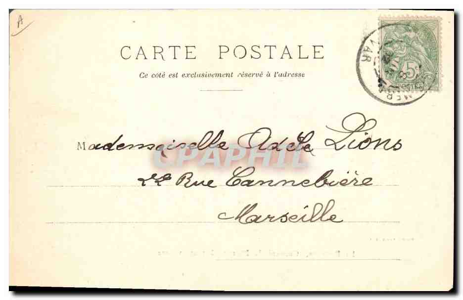 CPA Bateau de Guerre Le Brennus Cuirasse de 1er rang a toute vitesse — Rückseite