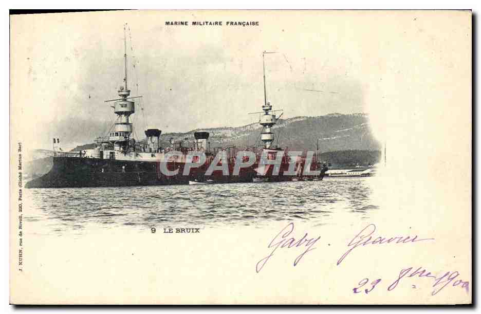 Le Bruix — Croiseur de la Marine Militaire Française — J. XUHEN, Paris