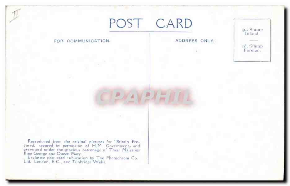 CPA Bateau de Guerre HMS Barham Sister ship to HMS Queen Elizabeth — Verso