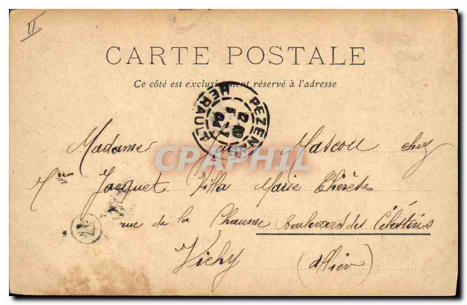 CPA Bateau de Guerre Le Brennus Cuirasse d'escadre — Verso