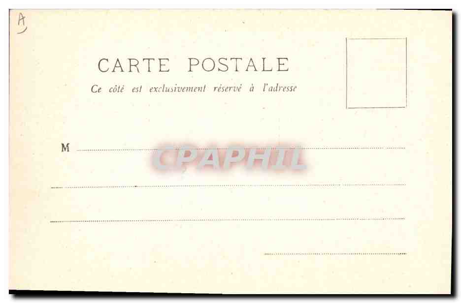 CPA Bateau de Guerre Le Bouvines Cuirasse Garde Cotes — Verso