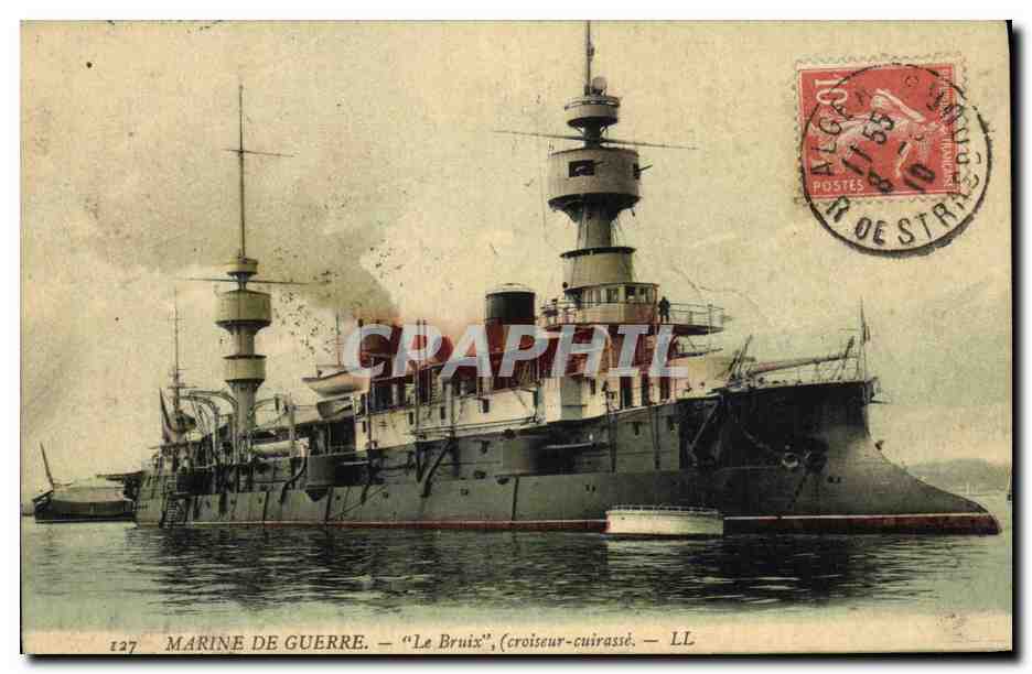 Marine de guerre — Le Bruix, croiseur-cuirassé — LL