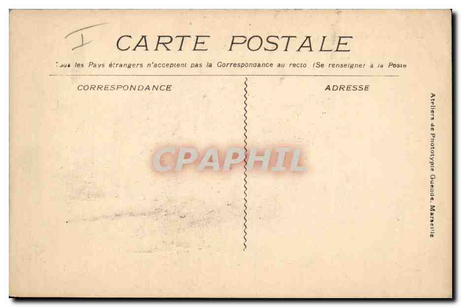 CPA Bateau de Guerre Bombarde Torpilleur d'escadre — Verso