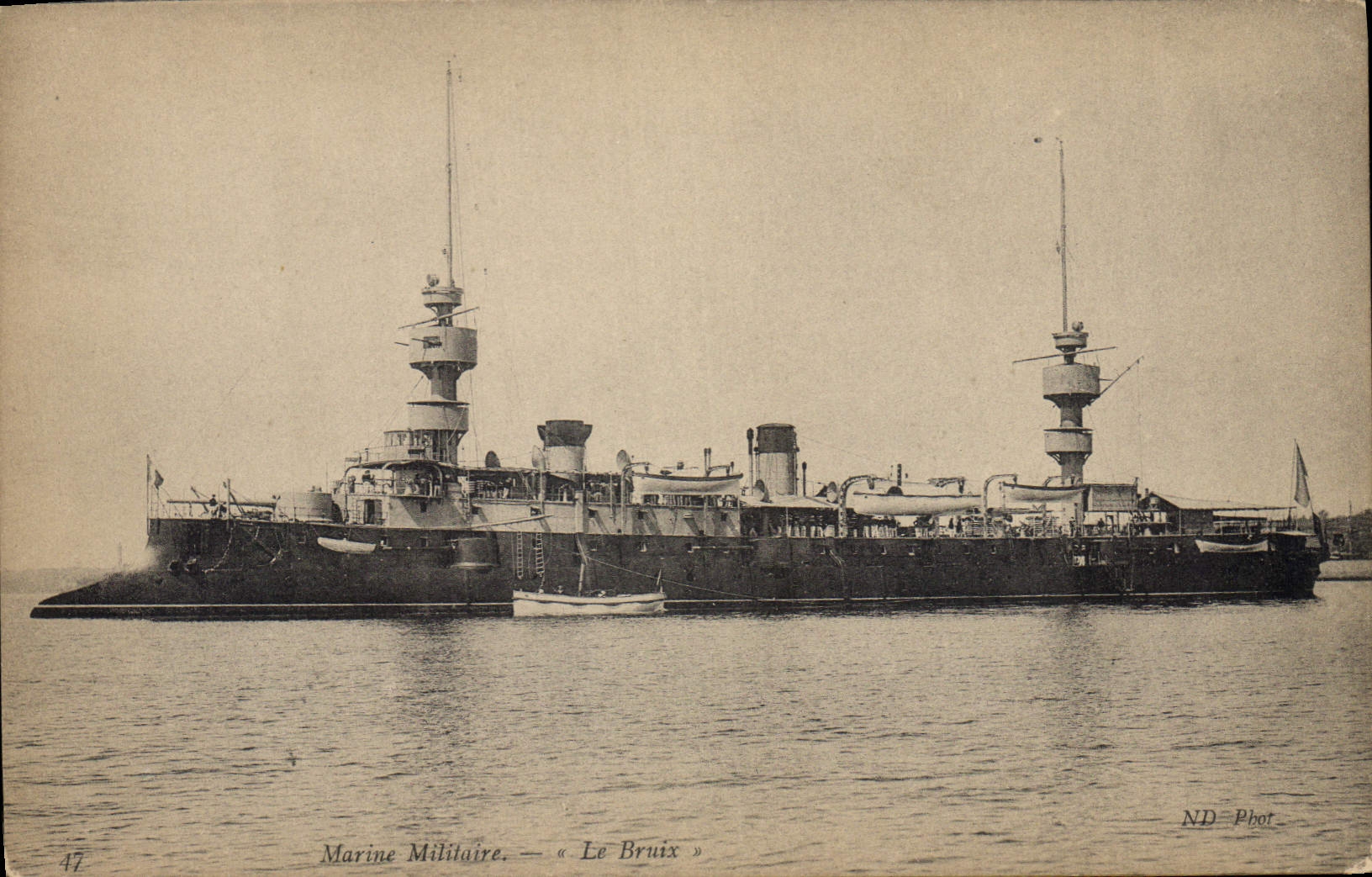 Le Bruix — Croiseur de la Marine Militaire — ND Phot