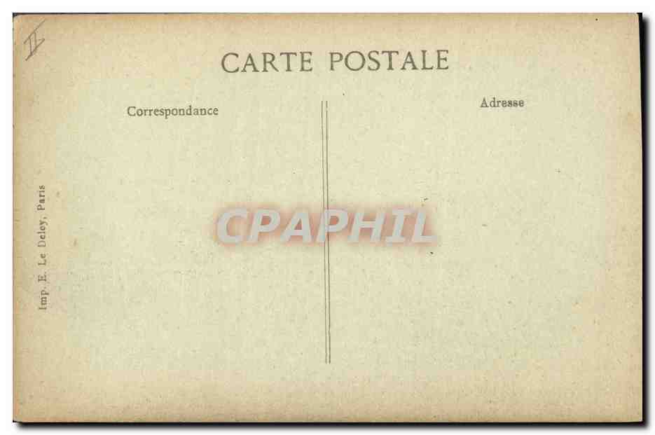 CPA Bateau de Guerre Bretagne Cuirasse d'escadre — Verso