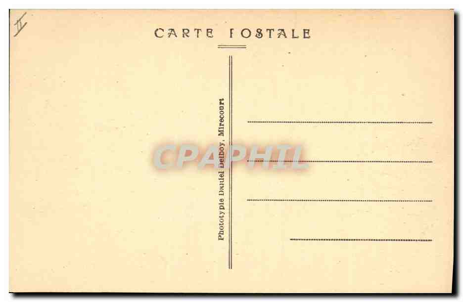 CPA Prefecture Besancon — Verso