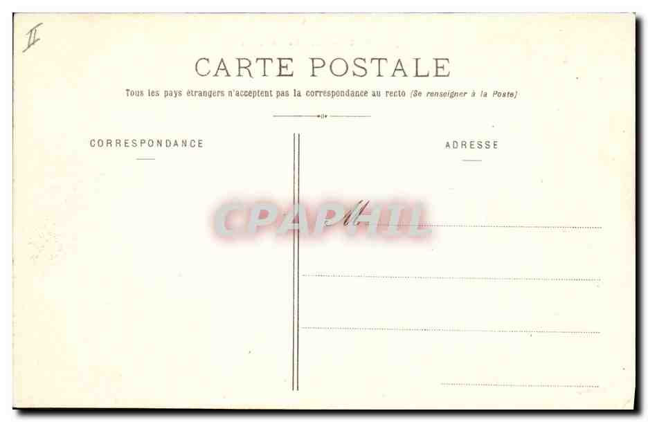 CPA Prefecture Chambery Ancien chateau des Ducs de Savoie  — Verso