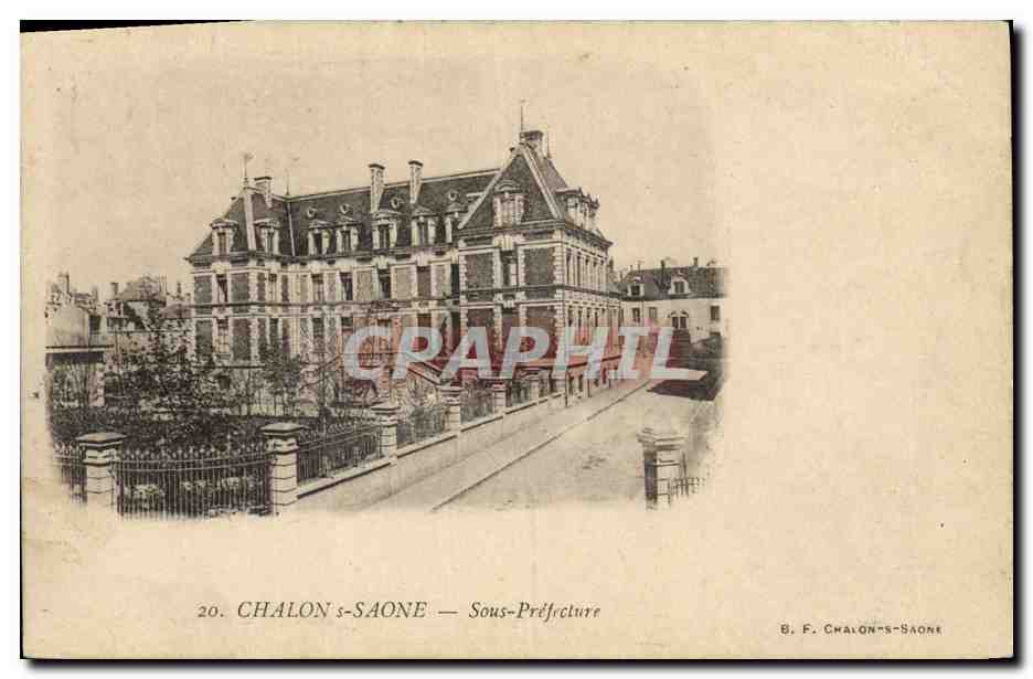 CPA Prefecture Chalon sur Saone