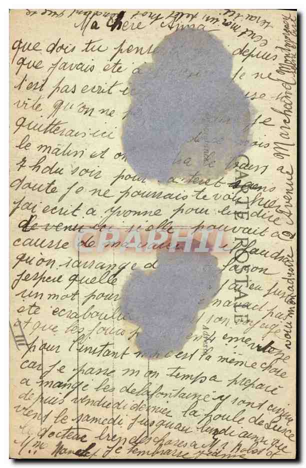 CPA Folklore Breton Enfant — Verso