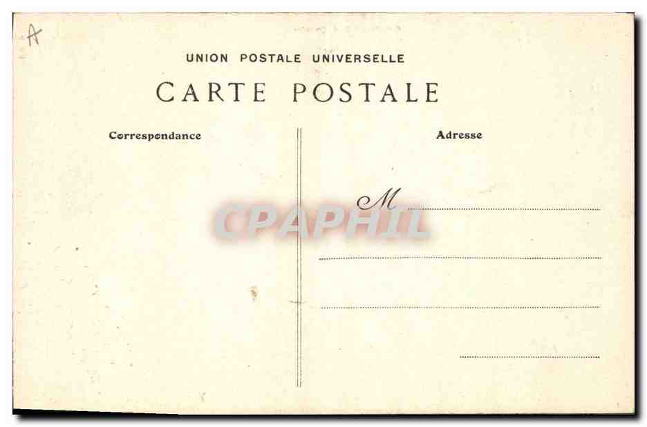 CPA Folklore Enfant — Verso