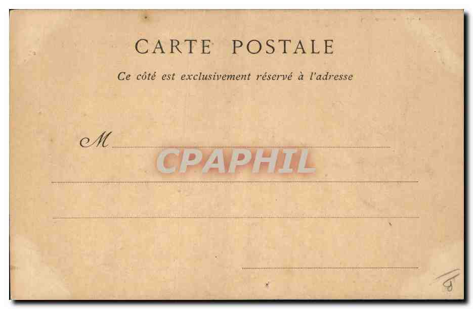 CPA Folklore Roscoff Habitants en costume de fete — Verso