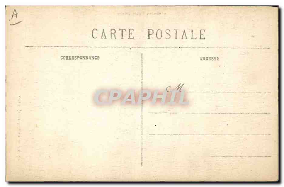 CPA Folklore Jeune homme de Scaer — Verso