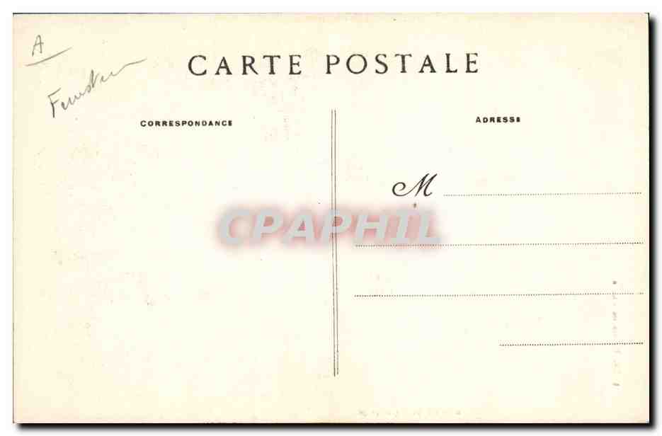 CPA Folklore Maries de Scaer Mariage — Verso
