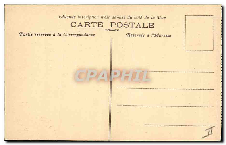 CPA Folklore Maries de Cornouailles Robe broderies d'or Mariage — Verso