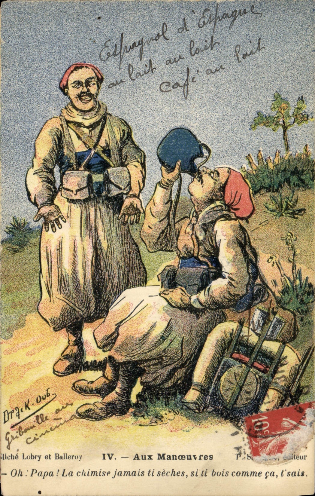 Espagnols au lait — Aux Manœuvres — Drèze K. Dub, éditeur IV