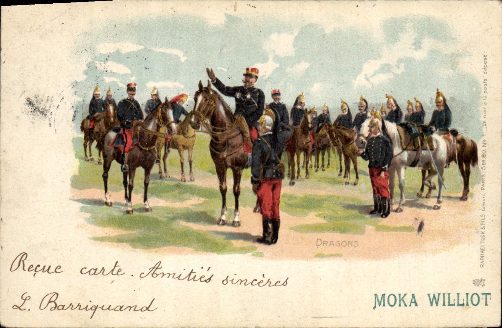 CPA Militaria Moka Williot Dragons