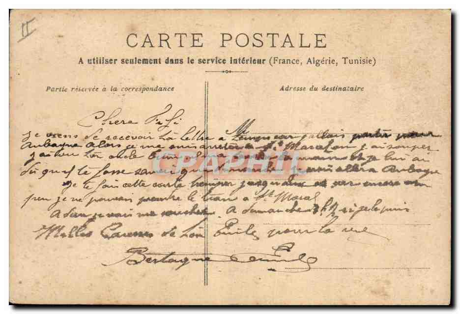 CPA Militaria En manoeuvres — Rückseite