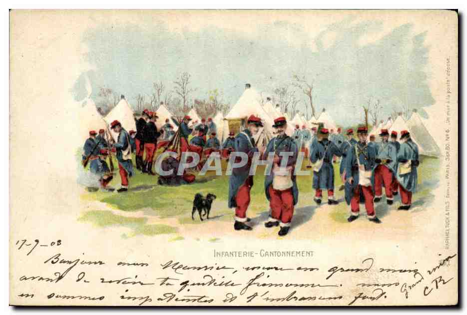 Infanterie - Cantonnement — Grand camp d'été — Rochallet & Fils, N° 6