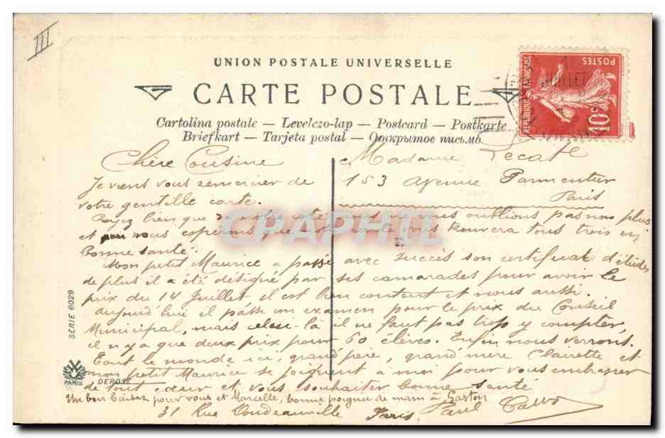 L'Armée Française Cuirassiers — En Route — L. L. (éditeur) — Achterkant