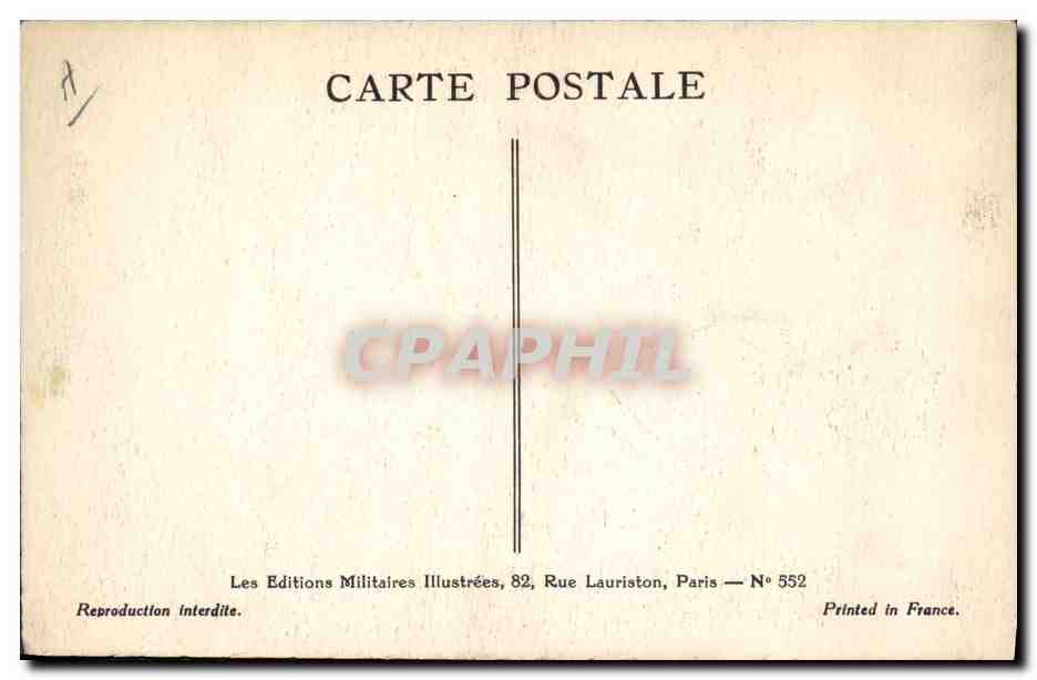 Cameroun Highlanders — Armée Anglaise — Maunic Tousaint 1939 — Verso