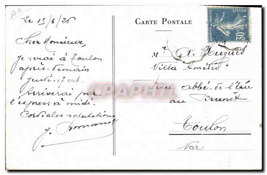CPA Publicite Mine de Potasse d'Alsace Galerie principale — Rückseite