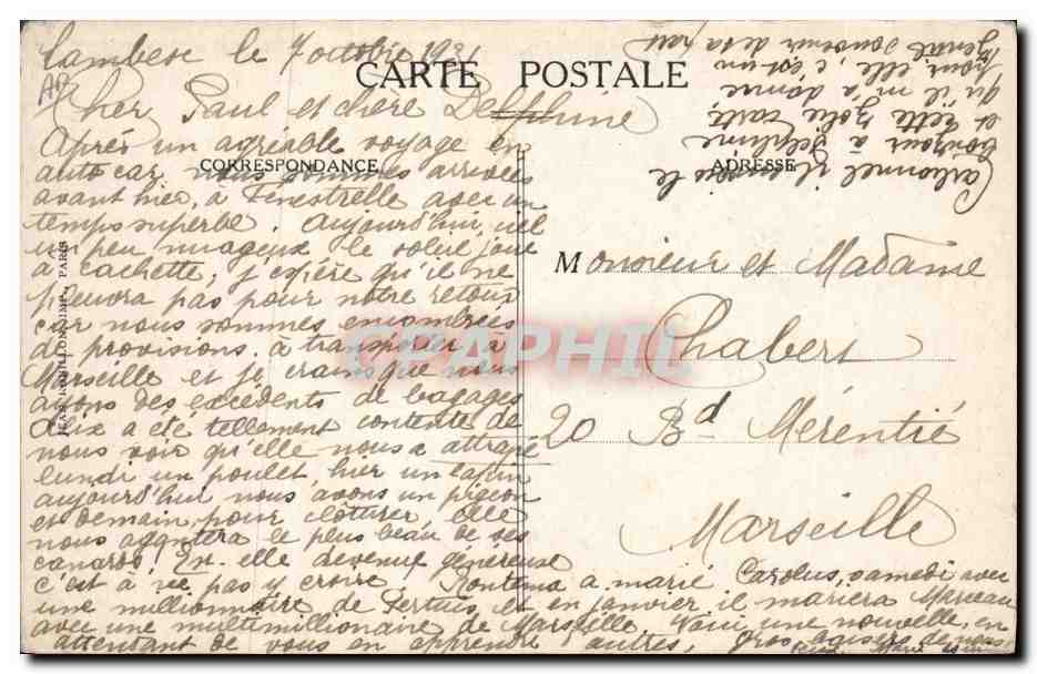 CPA Publicite Superphosphate Saint Gobain — Rückseite