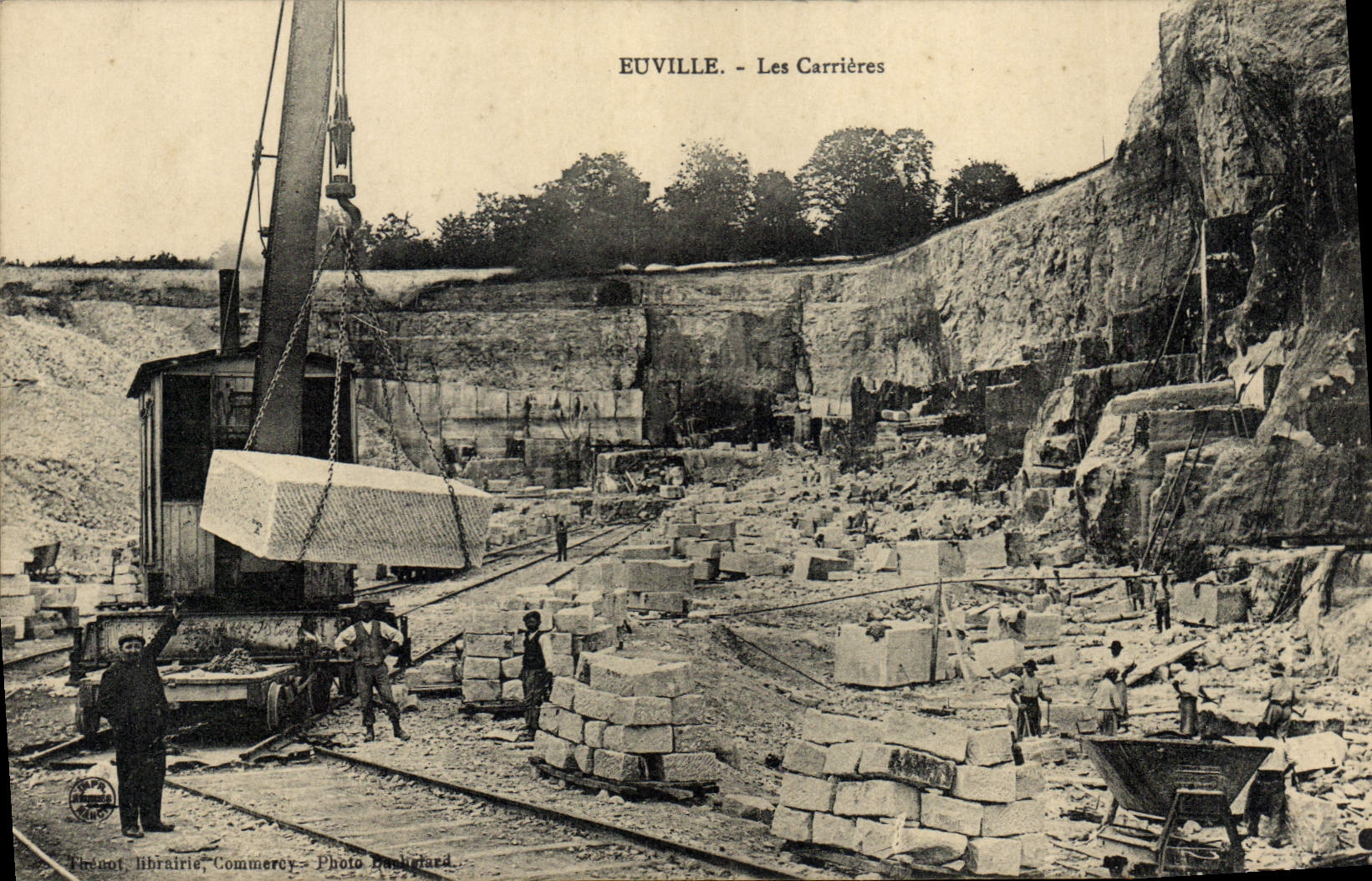 CPA Ardoisieres Euville Les carrieres TOP 