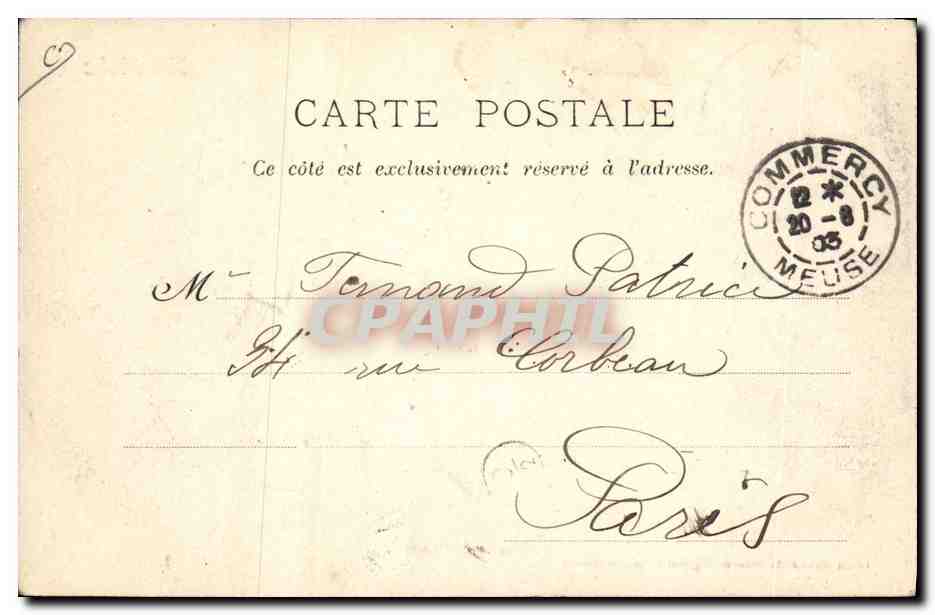 CPA Ardoisieres Euville Carrieres  — Rückseite
