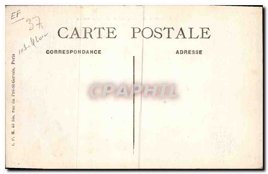 CPA Ardoisieres Colonie de Mettray La carriere TOP — Rückseite