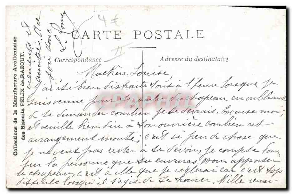 CPA Berges de Seine La mise en marche d'une grue — Rückseite
