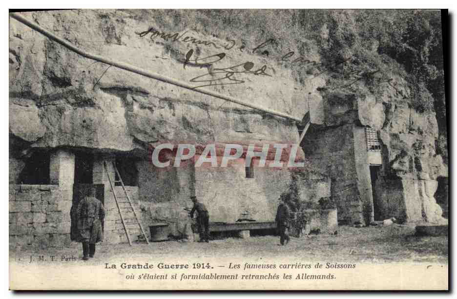 CPA Les fameuses carrieres de Soisson 