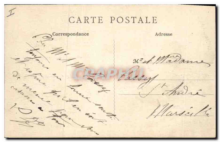 CPA Les fameuses carrieres de Soisson  — Rückseite