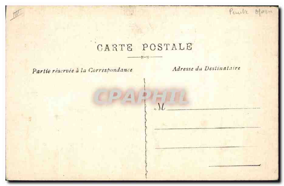 CPA Fantaisie Fleurs (dessin a la main)  — Verso