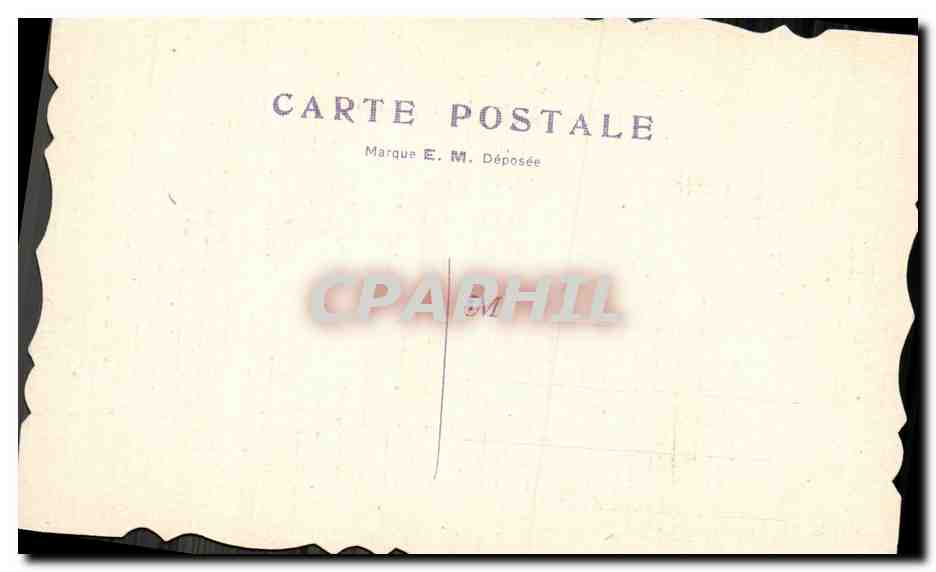 CPA Fantaisie Fleurs (dessin a la main)  — Verso