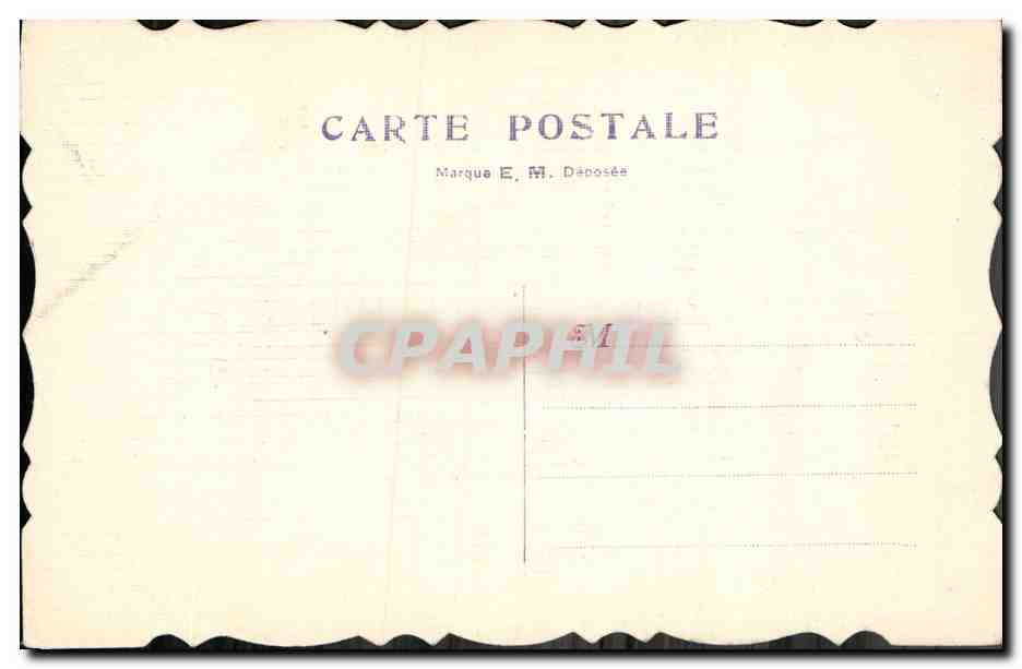 CPA Fantaisie Fleurs (dessin a la main)  — Verso