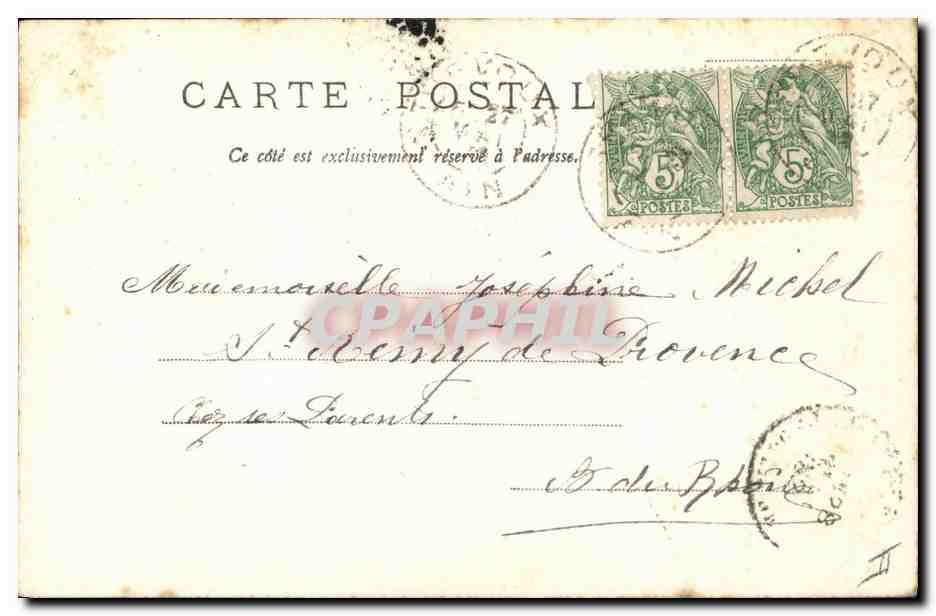 Quatre jeunes femmes en chapeaux — Érèvres — datée 26 mai 1902 — sans éditeur ni n° de série visible — Verso