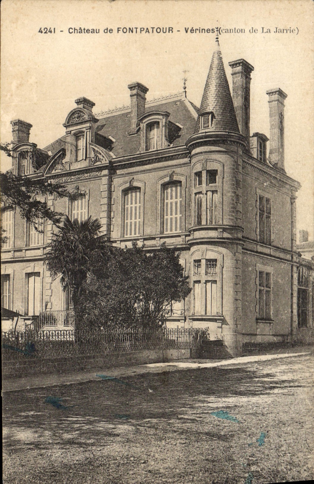 CPA Chateau de Fontpatour Verines Canton de la Jarrie
