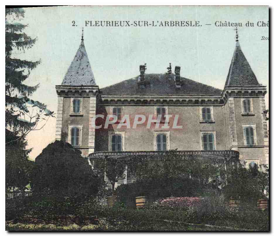 CPA Chateau du Chene Fleurieux sur l'Arbresle