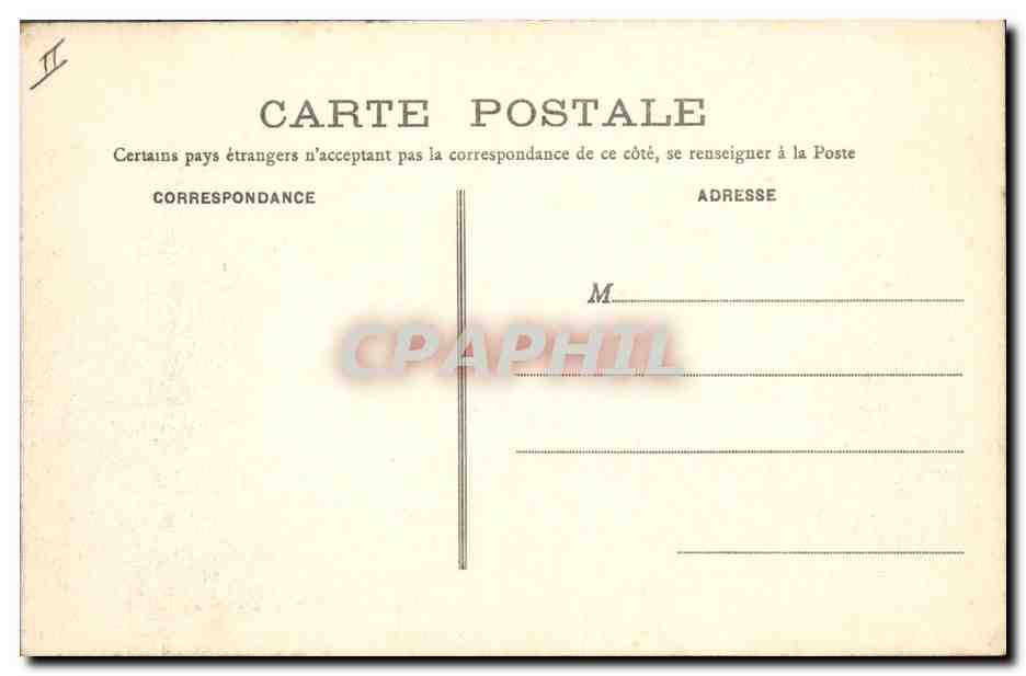 CPA Chateau Entree principale Montmort  — Rückseite