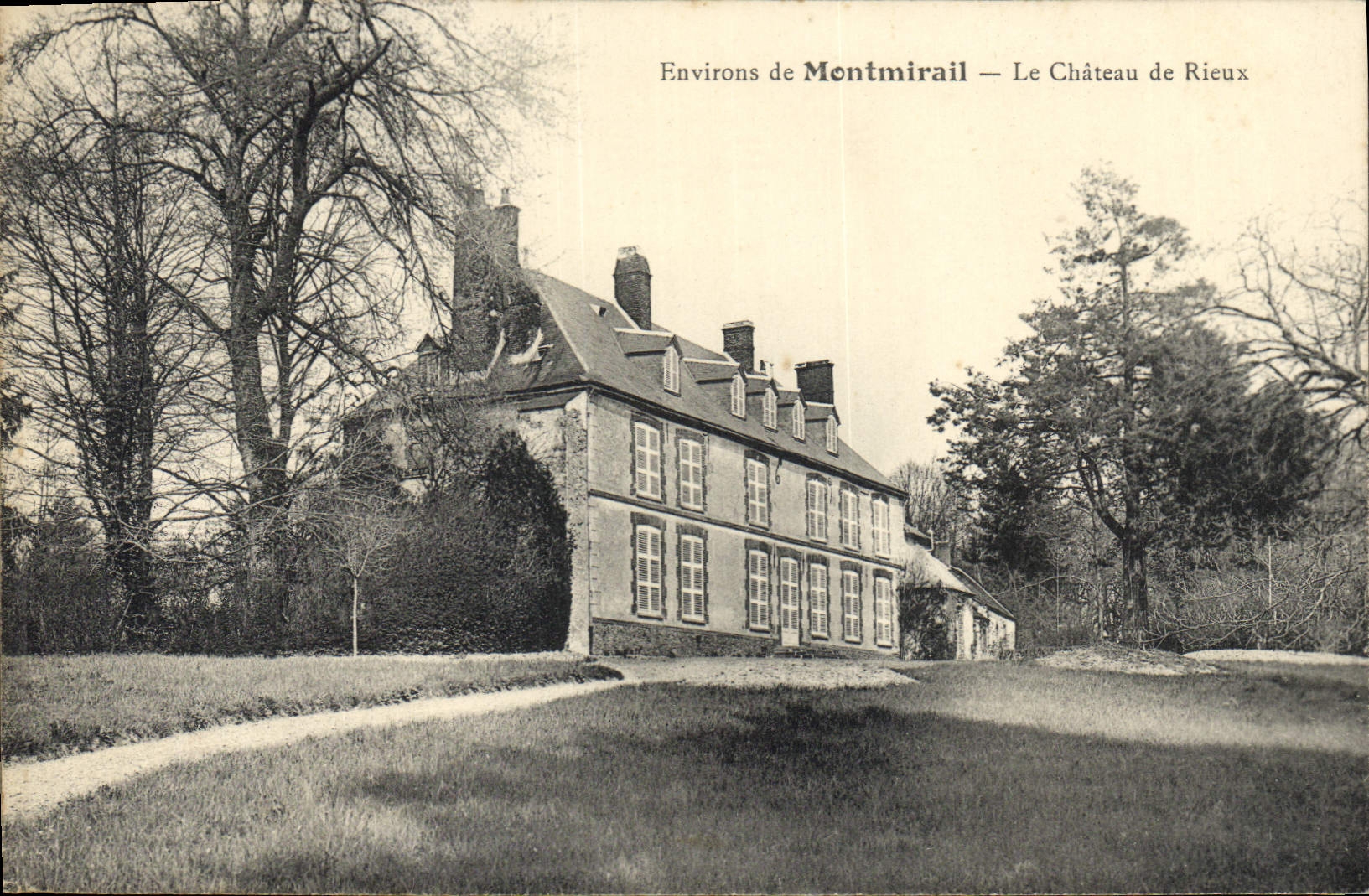 CPA Chateau de Rieux Environs de Montmirail